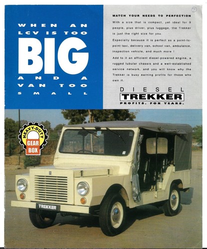 Hindustan trekker diesel - trekker,