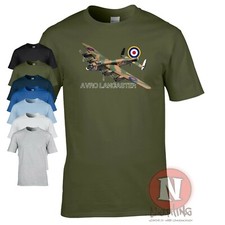 RAF Lancaster bomber T-shirt WW2 World war 2 command