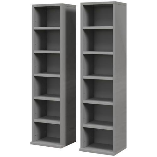Homcom set cd storage - set, of