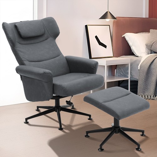 Leather recliner armchair - pu,