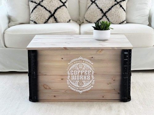 Wooden box shabby chic - box, freight