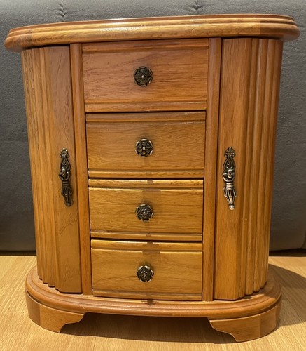 Vintage wooden jewellery - vintage, box
