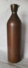 Antique Solid Copper Bottle Flask Hot  Water Bottle No Dents