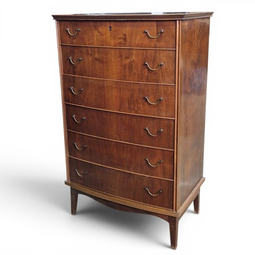 Mid century bow front chest - mid,