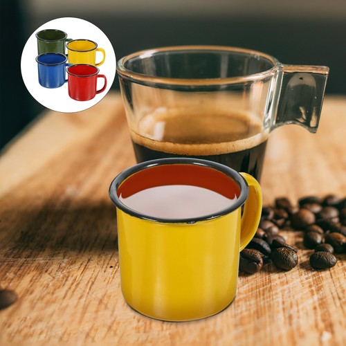 Colorful enamel coffee - coffee, mugs