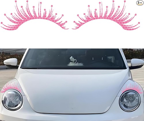 2pcs car headlight eyelashes - car,