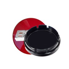 4x BBS 56MM Wheel Centre Cap Alloy Hub Center Caps Red/Silver