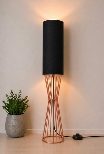 Modern floor lamp wire metal - floor,
