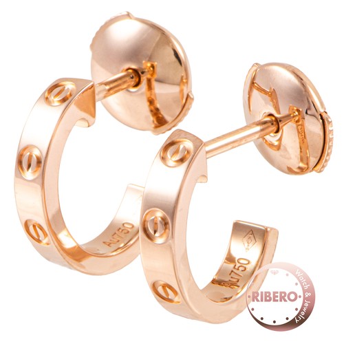 Cartier love hoop - cartier, earrings