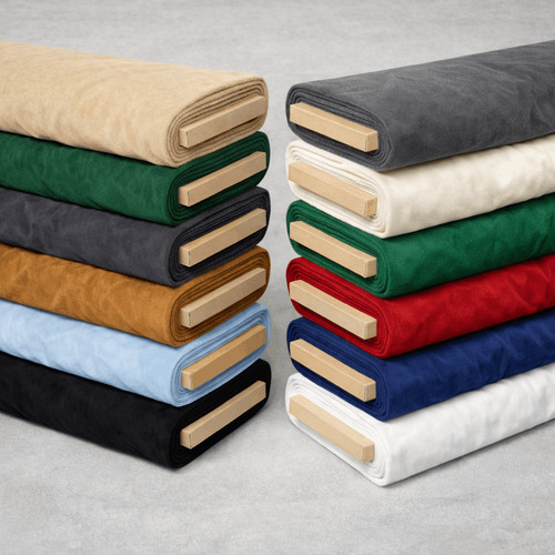 Faux suede fabric look - faux,