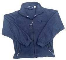 Patagonia Vintage Grey Full Zip Hiking Walking Fleece - Medium