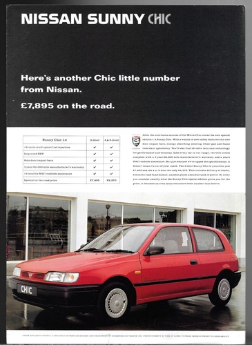 Nissan sunny chic - nissan,