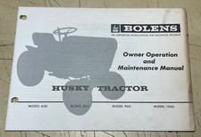 Vtg 1960s Bolens Husky Tractor