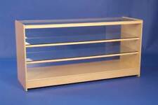 MAPLE GLASS DISPLAY COUNTER 1800MM RETAIL SHOP FITTINGS SHOWCASE NEW