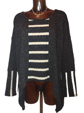 Kekoo black ivory fleck cotton