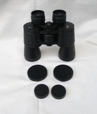 Auriol 10x 50 Binoculars Fully Coated Optical Glass Lenses + Caps & Case Boxed