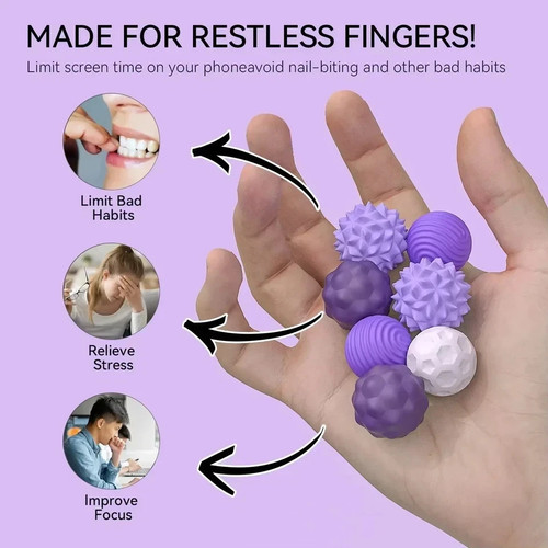 Silicone sensory balls autism - sensory,