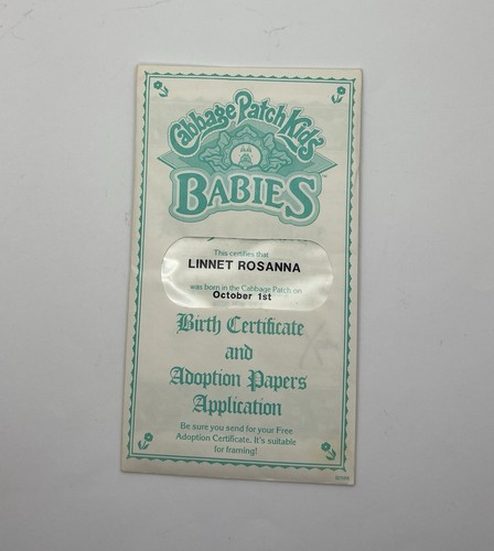 Cabbage patch kids birth - kids,