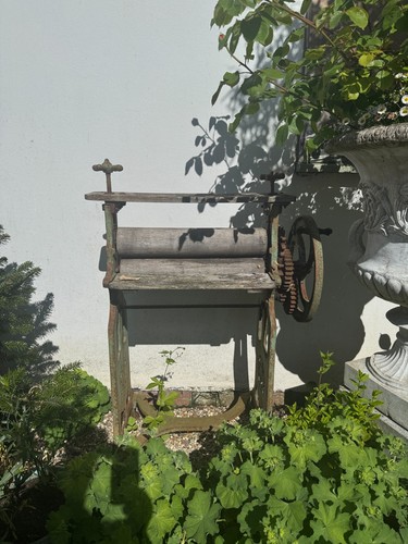 Victorian cast iron - iron, mangle
