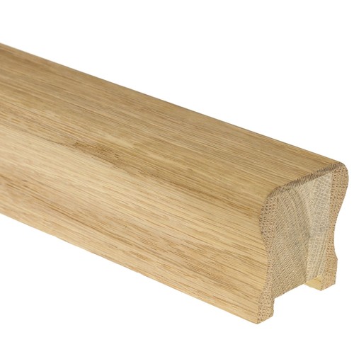 Oak handrail with infill - oak,