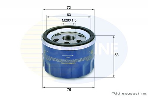 Engine oil filter - oil, for