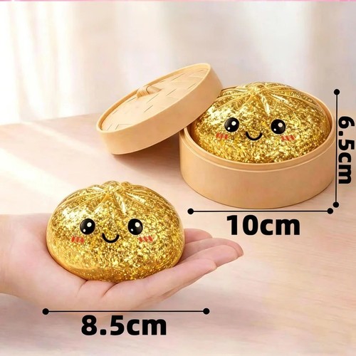 Large glitter dumpling squishy - large,
