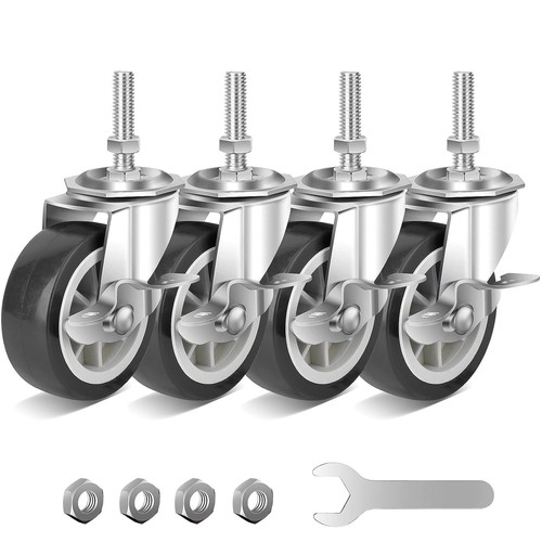 Inch caster wheels threaded - caster,