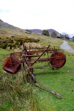 Photo 6x4 Farm machinery of yesteryear - the Hay Turner Little Town/NY23 c2016
