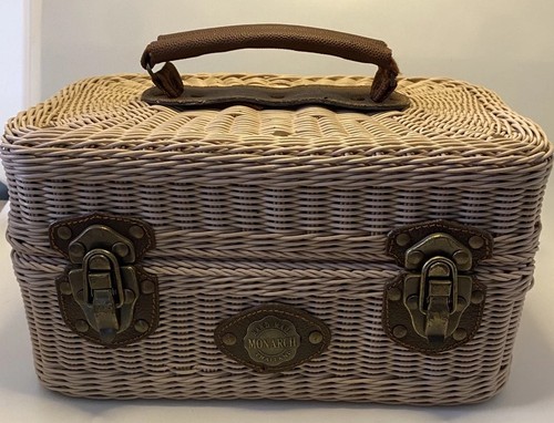 Vintage monarch wicker storage - monarch,