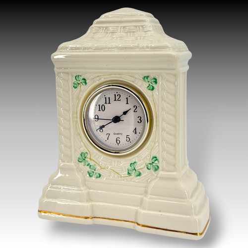Belleek cashel shamrock mantel - shamrock,