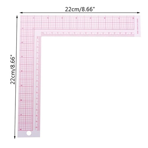 Garment cutting plastic - plastic, l