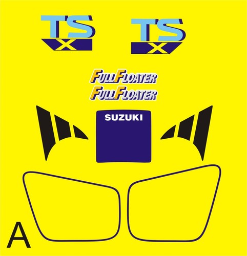 Suzuki ts50x ts80x decal kit - ts50x,