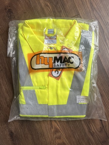 Hymac safety coveralls vis - hi,