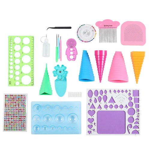 Quilling kit paper flower - quilling,