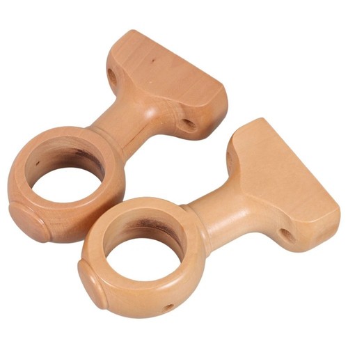 2pcs wooden curtain - 2pcs, rod