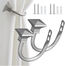 Curtain Holdbacks white  2pcs