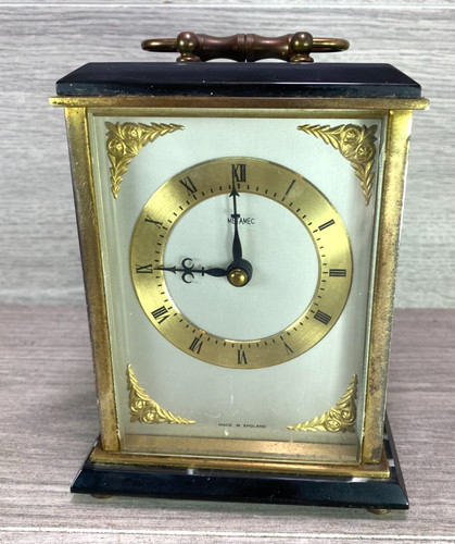 Vintage metamec brass mantel - brass,