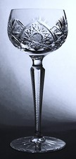 EDINBURGH CRYSTAL - ROYAL PATTERN - TALL HOCK WINE GLASS 18.3cm / 7 1/4"