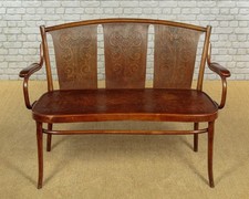 Antique Bentwood Settee by