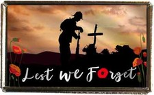 Lest We Forget Poppy Soldier
