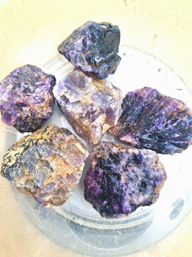 Rare blue john fluoride from - john,
