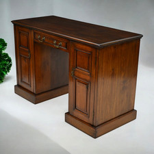 Antique Mahogany Pedestal Desk