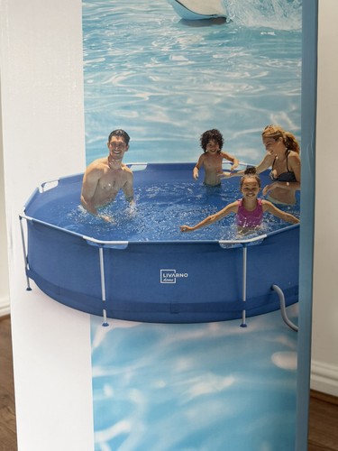 Swimming pool metal frame - pool,