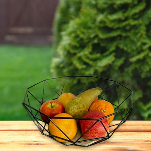 Geometric black fruit - geometric,