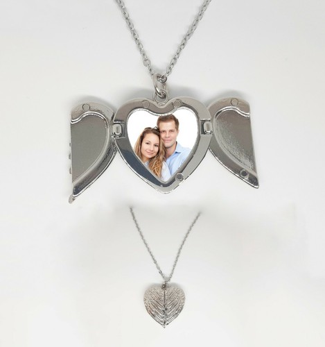 Personalised necklace heart - personalised,