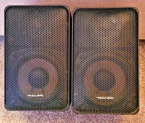 Realistic metal speakers - realistic-,