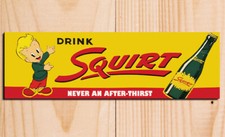 Drink Squirt soda vintage style metal plaques signs poster image