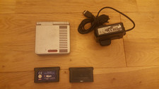 Nintendo Gameboy Advance GBA SP NES Edition with Charger & 2 games AGS-001