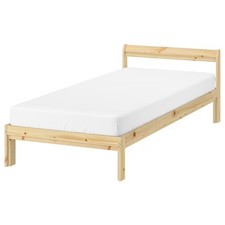 New IKEA NEIDEN Bed Frame Pine/Luröy Standard Single Without Mattress Durable
