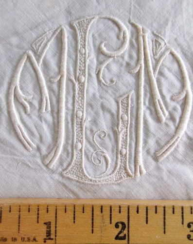 Antique edwardian monogrammed - antique,